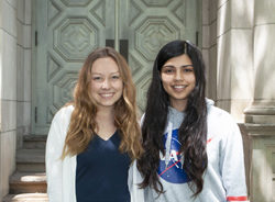 Danielle Dixon and Sanjana Tewathia