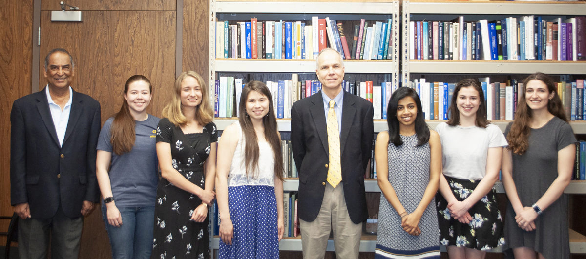 Dr. Sankar, Kelsey Pepper, Erica Hulette, Abigail McClain, Dr. Brian Wake, Mahalakshmi Srinivasan, Emily Bates, and Katie Gross