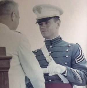 Daniel Schrage on his graduation from West Point