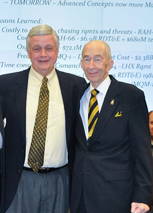 Prof. Dan Schrage with Col McNair