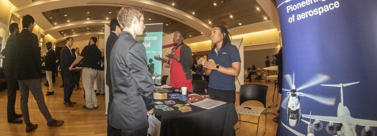 Photo from AE School Career Fair