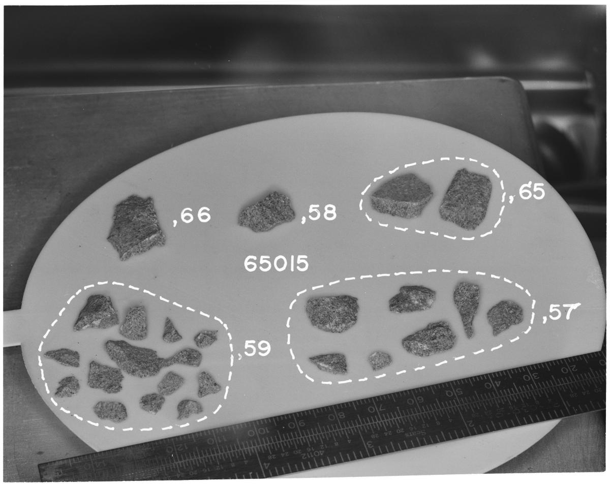 lunar samples collected from Apollo 16