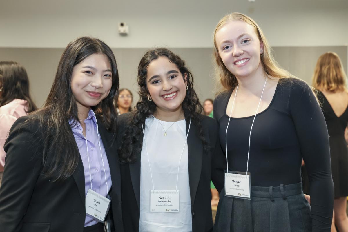 aerospace engineering students awarded Women in Engineering scholarships