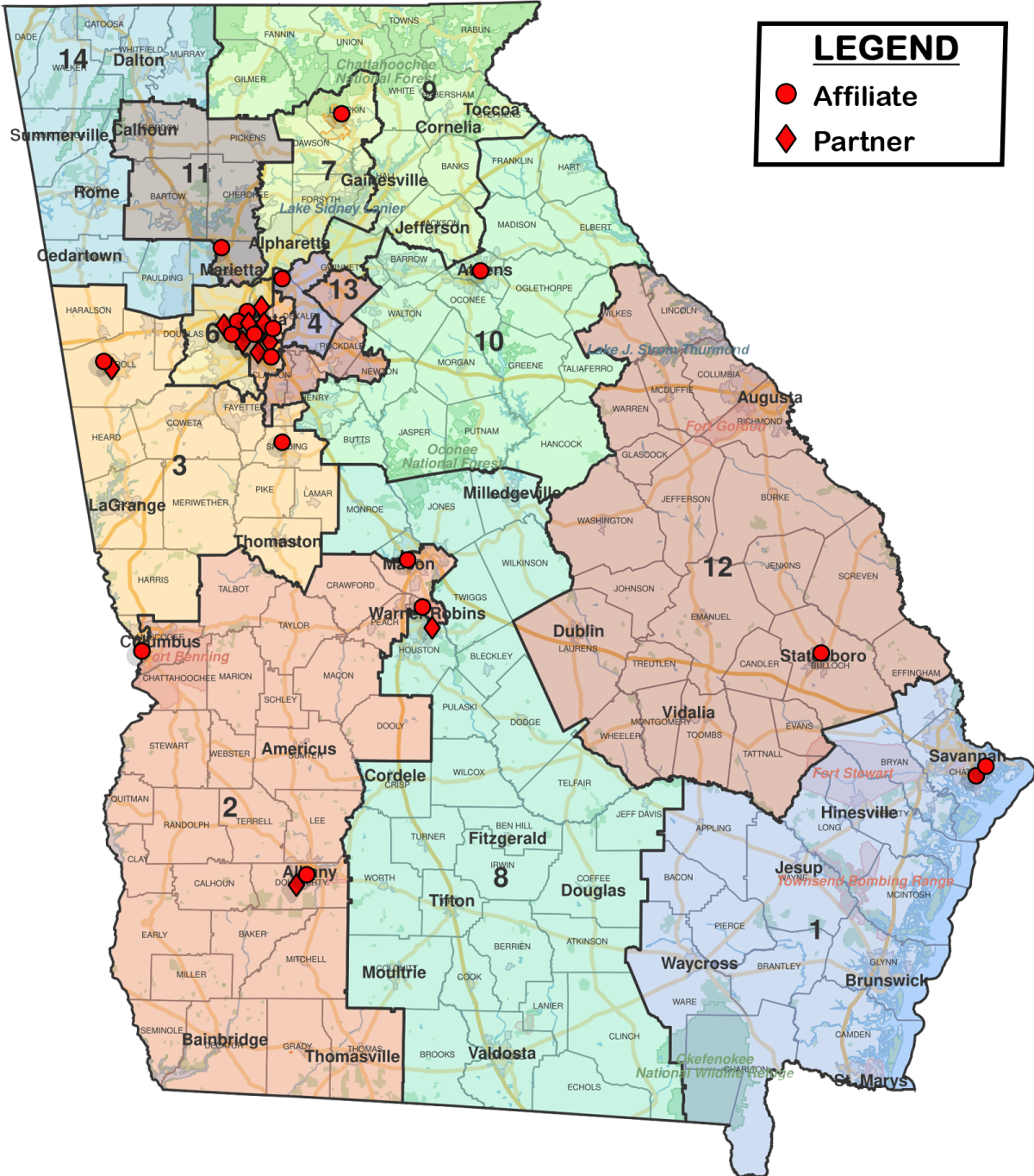 map georgia